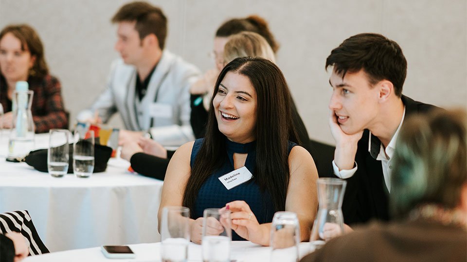 Students attend a VU Leadership conference.